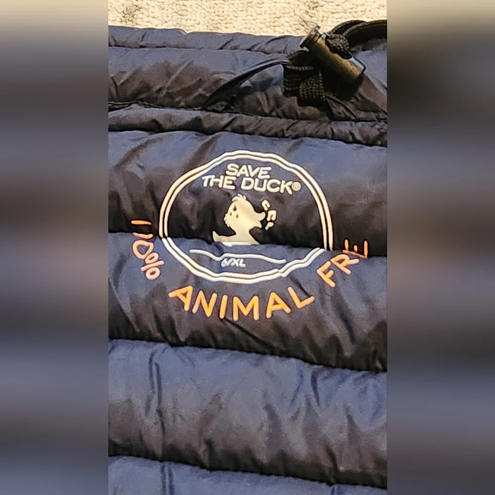 Save The Duck Puffer Jacket. Size XL. Navy. NWT - Picture 3 of 9